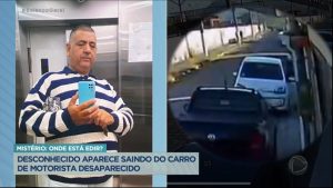 Read more about the article Homem é flagrado por câmeras com carro de motorista desaparecido em SP