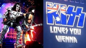 Read more about the article Gafe: KISS agradece fãs em show na Áustria com uma bandeira da Austrália