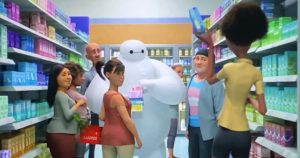 Read more about the article Vídeo vazado da Disney mostra robô Baymax comprando absorventes