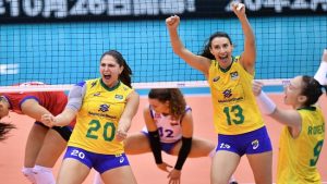 Read more about the article Vôlei do Brasil vence a Sérvia e vai à final da Liga das Nações de Vôlei Feminino