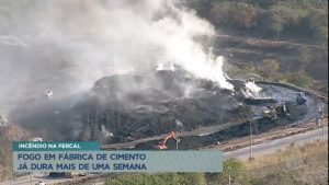 Read more about the article Fogo em fábrica de cimento na Fercal já dura mais de uma semana