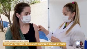 Read more about the article SP começa aplicar 4ª dose da vacina contra Covid-19 em maiores de 30 anos