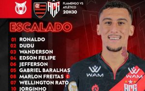 Read more about the article Veja a escalação do Atlético-GO para jogo contra o Flamengo