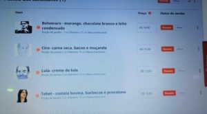 Read more about the article iFood proíbe loja de vender pastéis com nome de presidenciáveis