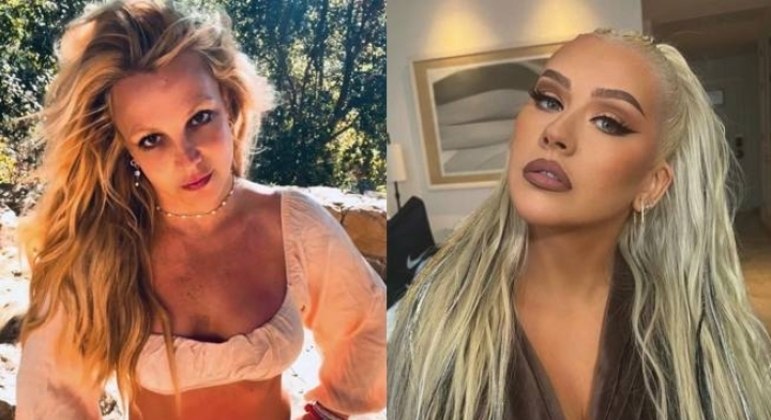 You are currently viewing Christina Aguilera deixa de seguir Britney Spears após postagem considerada “gordofóbica”