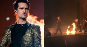 Read more about the article Objeto pega fogo no palco durante show do Panic! At The Disco. Veja o vídeo!