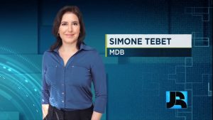 Read more about the article Simone Tebet (MDB) encerra ciclo de sabatinas do Jornal da Record com presidenciáveis