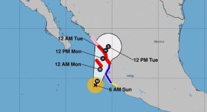 Read more about the article Furacão Orlene sobe para categoria 4 e segue em direção à costa do México no Pacífico