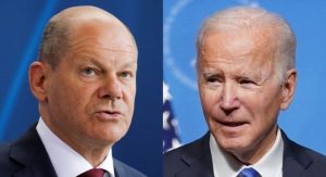 Read more about the article Em telefonema, Scholz e Biden concordam que ameaças nucleares do Kremlin são “irresponsáveis”