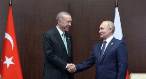 Read more about the article Presidente da Turquia e Vladimir Putin reforçam laços econômicos em reunião bilateral