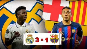 Read more about the article Gols de Real Madrid x Barcelona: Real vence o Barça por 3 x 1 e assume a liderança da LaLiga