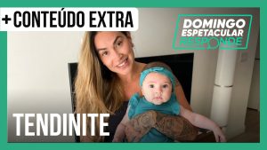 Read more about the article Entenda o que é tendinite, lesão que afetou Dani Bolina por segurar a filha no colo | DE Responde