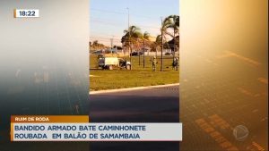 Read more about the article Homem rouba caminhonete e bate em poste em Samambaia