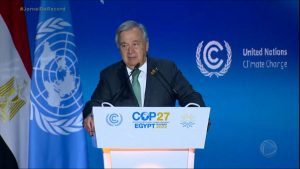 Read more about the article COP 27: secretário-geral da ONU pede união aos países para evitar tragédia climática