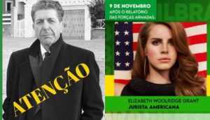 Read more about the article Sem fim: Lana Del Rey e Leonard Cohen circulam em fake news de grupos bolsonaristas