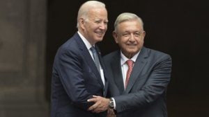 Read more about the article Divergências sobre crise migratória afloram durante reunião entre Biden e presidente do México