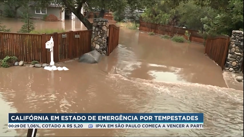 You are currently viewing Governo declara estado de emergência na Califórnia devido às tempestades (EUA)