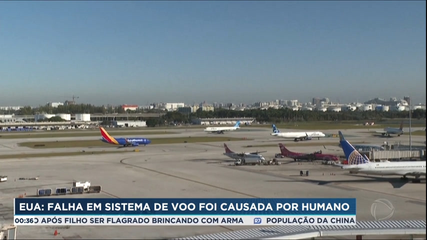 You are currently viewing Falha em sistema de voo foi causada por erro humano (EUA)