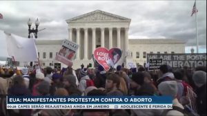 Read more about the article Manifestantes protestam contra a liberação do aborto nos Estados Unidos