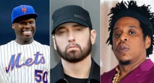 Read more about the article 50 Cent defende impacto de Eminem no Hip Hop após desprezo de ex-astro da NBA