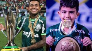 Read more about the article Filho de peixe, peixinho é! Filho de Dudu, do Palmeiras, ergue troféu no mesmo dia que o pai