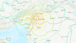 Read more about the article Forte terremoto de magnitude 7,8 atinge o sudeste da Turquia