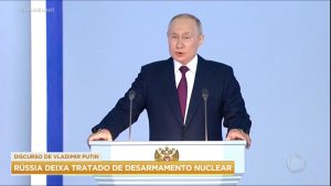 Read more about the article Putin anuncia que Rússia vai deixar tratado de desarmamento nuclear